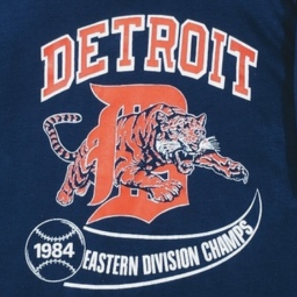 Rare Vintage 1984 Detroit Tigers TShirt